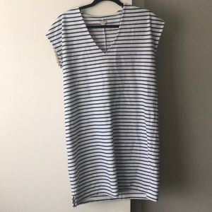 J Crew Striped Shift Dress